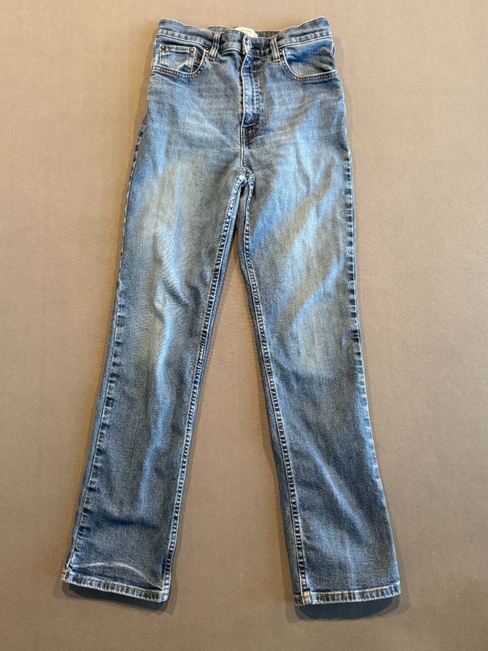 Abercrombie & Fitch The 90s Straight Jeans Women’s 26/2 Ultra High Rise Denim